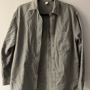 Small Green BG Button Down